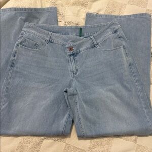 Halara Asymmetric Blue Women's Jeans - Large tall- new